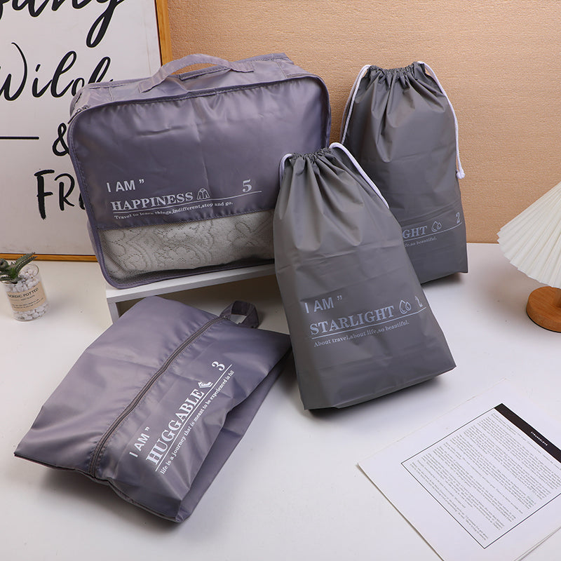 SET DE ORGANIZADORES PARA EQUIPAJE - GRIS