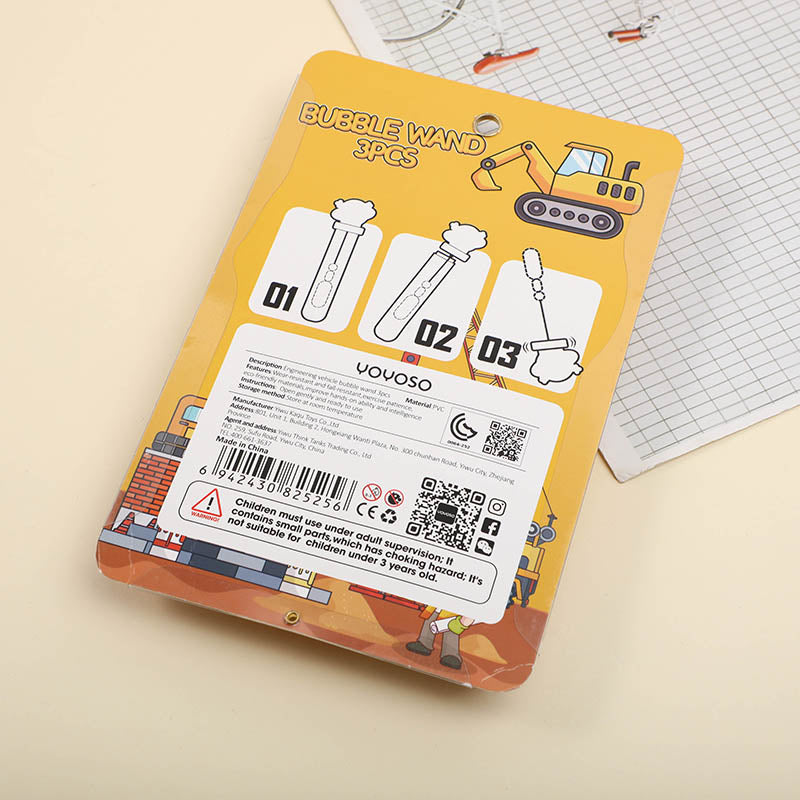 BURBUJERO VEHICULOS DE CONSTRUCCION - 3UND