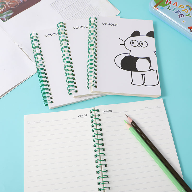 CUADERNO BLANCO CON NEGRO