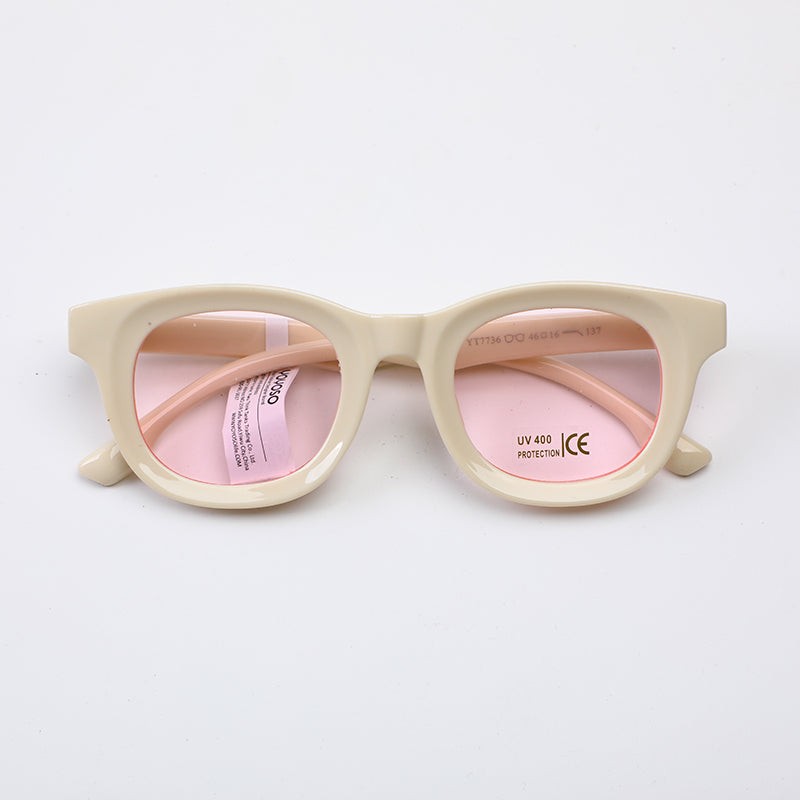 GAFAS ROSADAS TRANSPARENTES