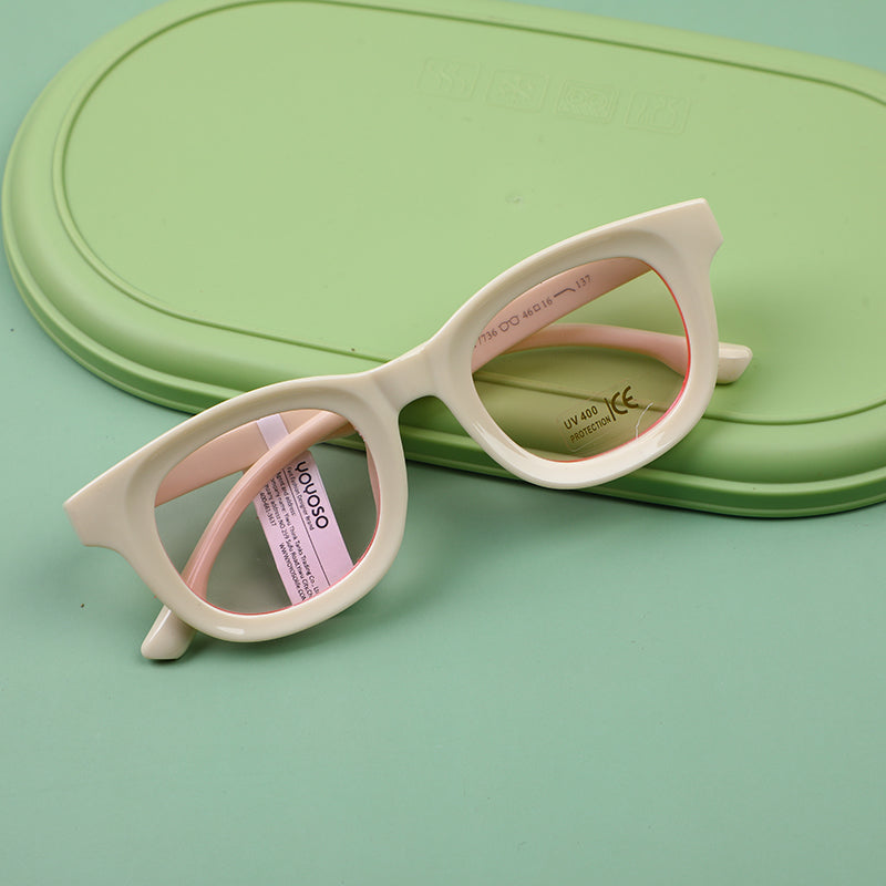 GAFAS ROSADAS TRANSPARENTES