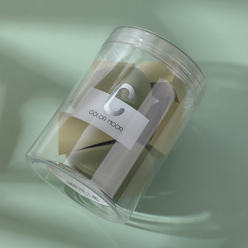 SET DE ESPONJAS DE MAQUILLAJE - 9UND - VERDE