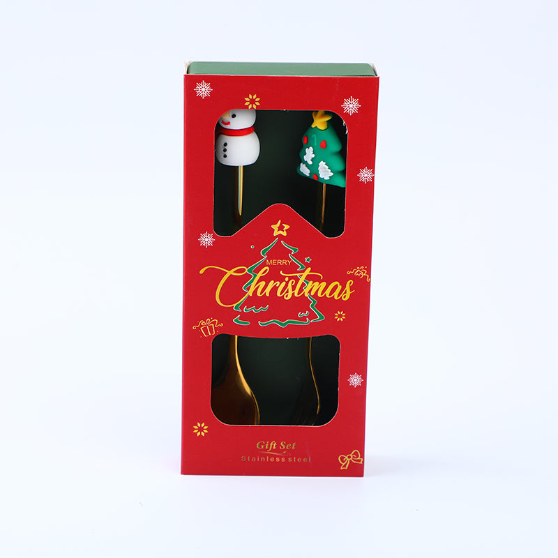 SET DE CUBIERTOS NAVIDEÑOS - 2UND