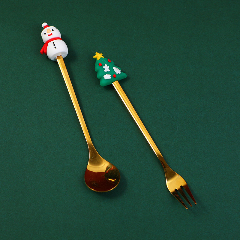 SET DE CUBIERTOS NAVIDEÑOS - 2UND