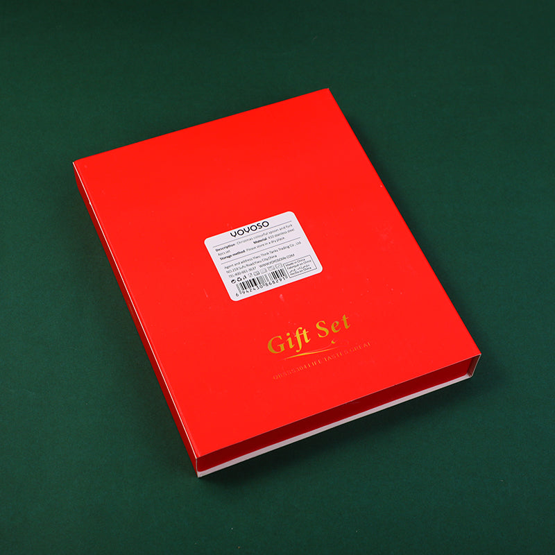 SET DE CUBIERTOS NAVIDEÑOS METALIZADOS - 4UND