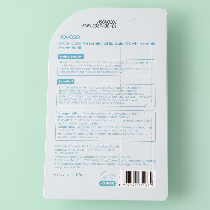 BALSAMO HIDRATANTE PARA LABIOS - AZUL