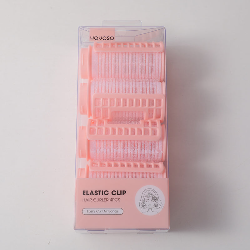 ROLLOS DE CABELLO ROSADOS (4UND)