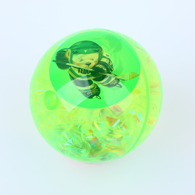 PELOTA 10 CM - TEDDY ISLAND - VERDE