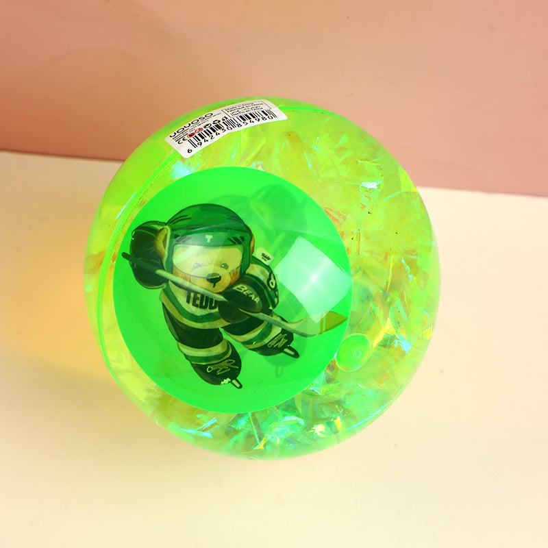 PELOTA 10 CM - TEDDY ISLAND - VERDE