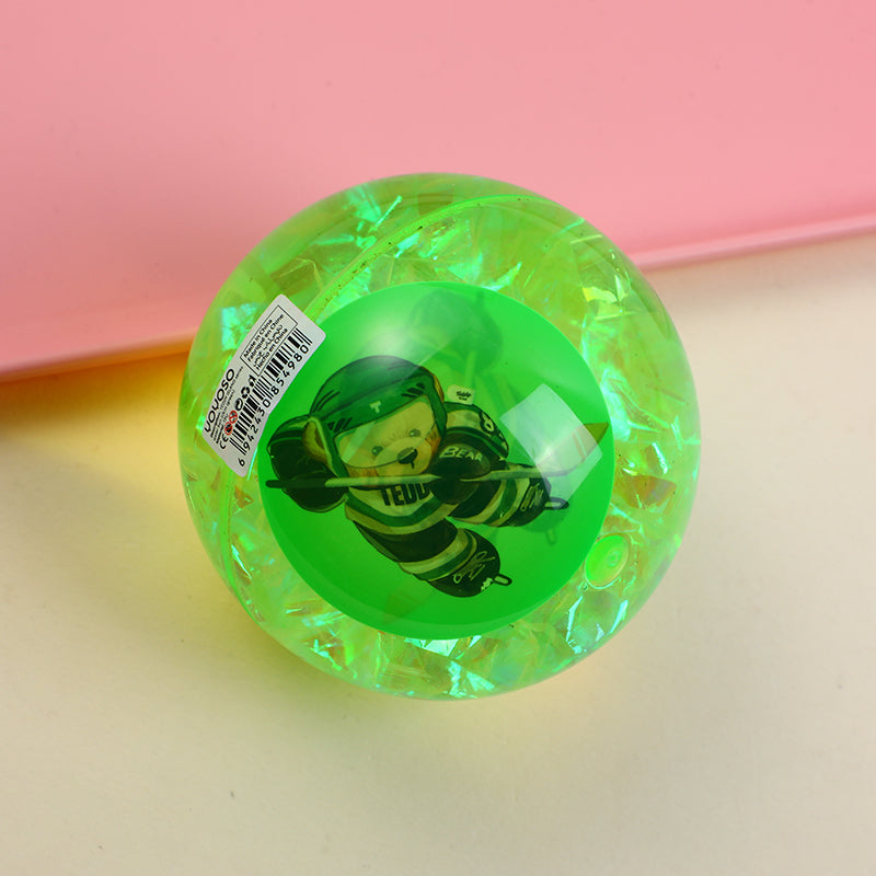 PELOTA 10 CM - TEDDY ISLAND - VERDE