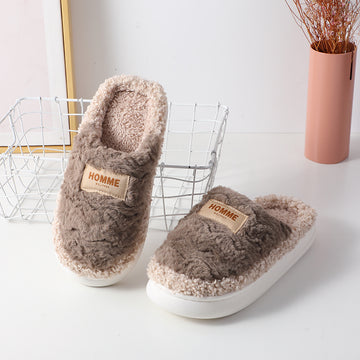 PANTUFLAS DE HOMBRE MARRON - HOMME TALLA 44-45