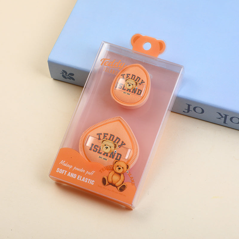 SET DE DOS ESPONJAS - TEDDY ISALND - NARANJA