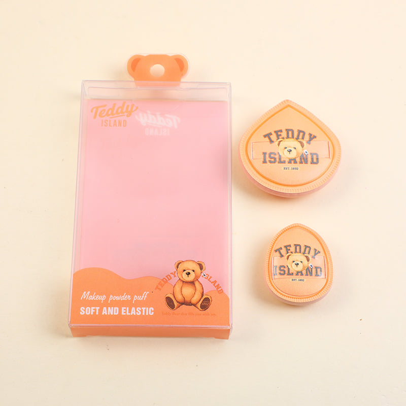 SET DE DOS ESPONJAS - TEDDY ISALND - NARANJA