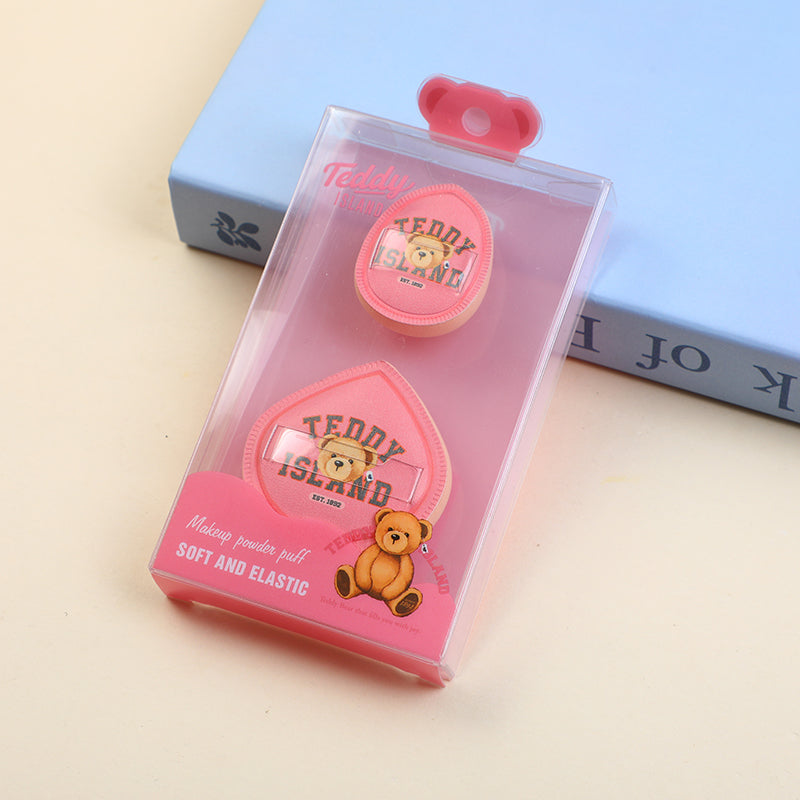 SET DE DOS ESPONJAS - TEDDY ISALND - ROSADA