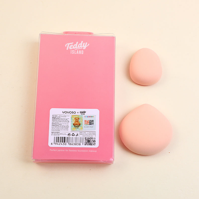 SET DE DOS ESPONJAS - TEDDY ISALND - ROSADA