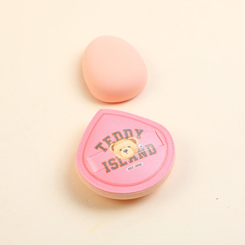 SET DE DOS ESPONJAS - TEDDY ISALND - ROSADA