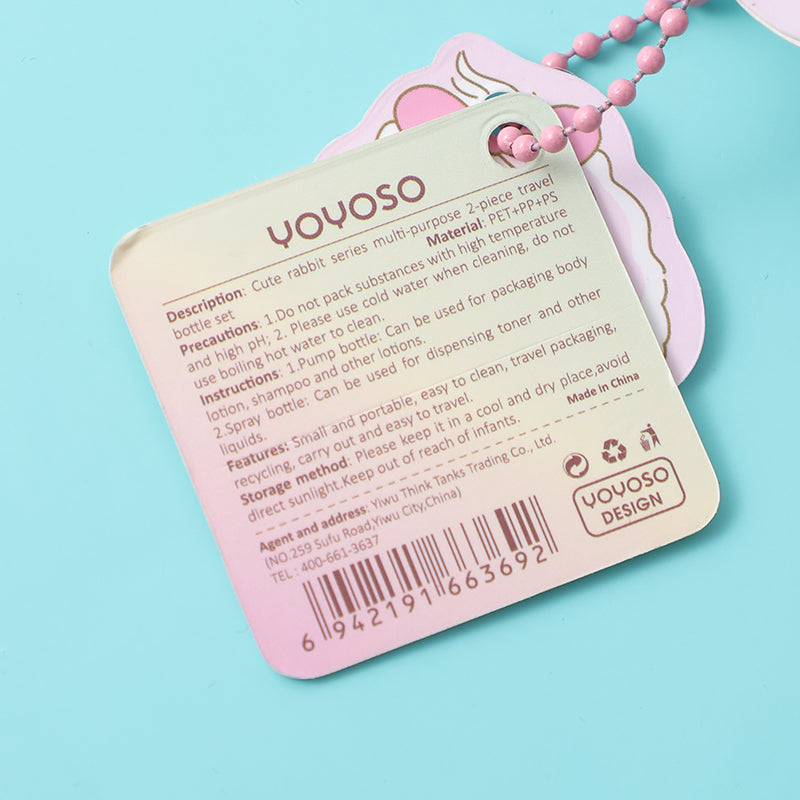 SET DE FRASCOS DE VIAJE - 2 UND