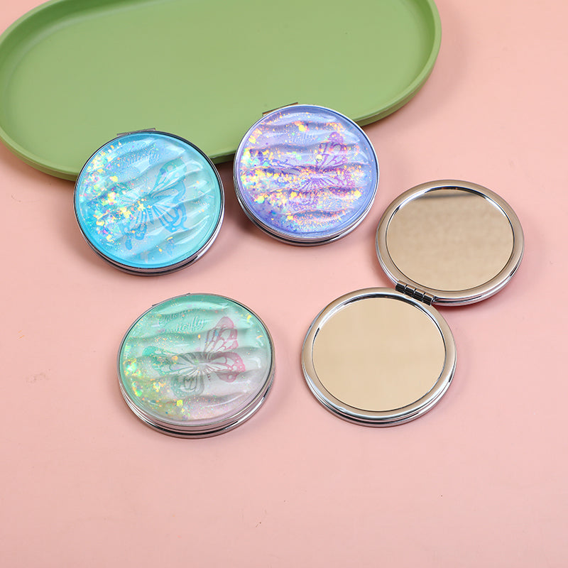 ESPEJO REDONDO PEQUEÑO - MARIPOSA