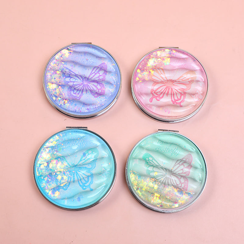 ESPEJO REDONDO PEQUEÑO - MARIPOSA