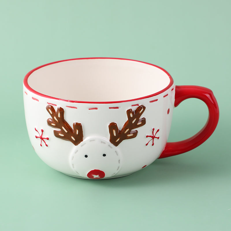 TAZA DE CERAMICA - RENO NAVIDEÑO -315ML