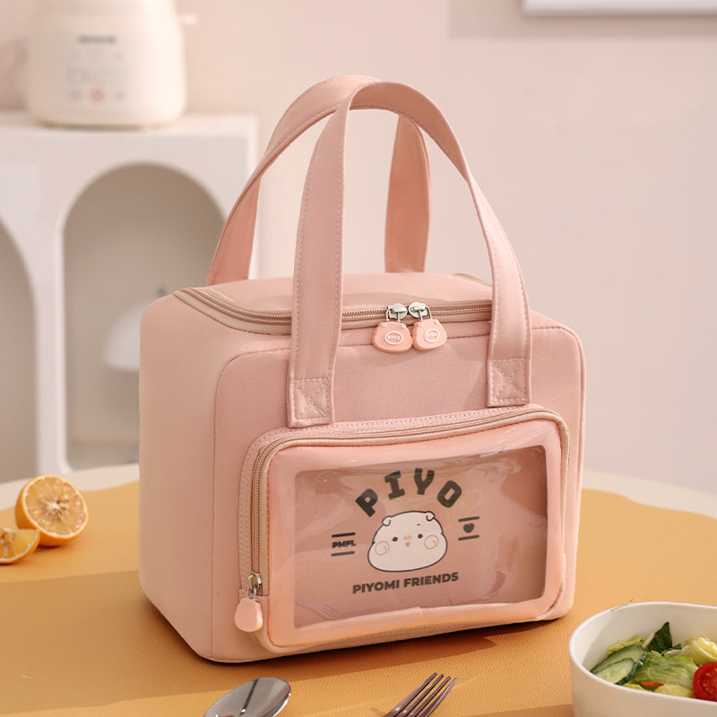 LONCHERA CUADRADA - ROSADA