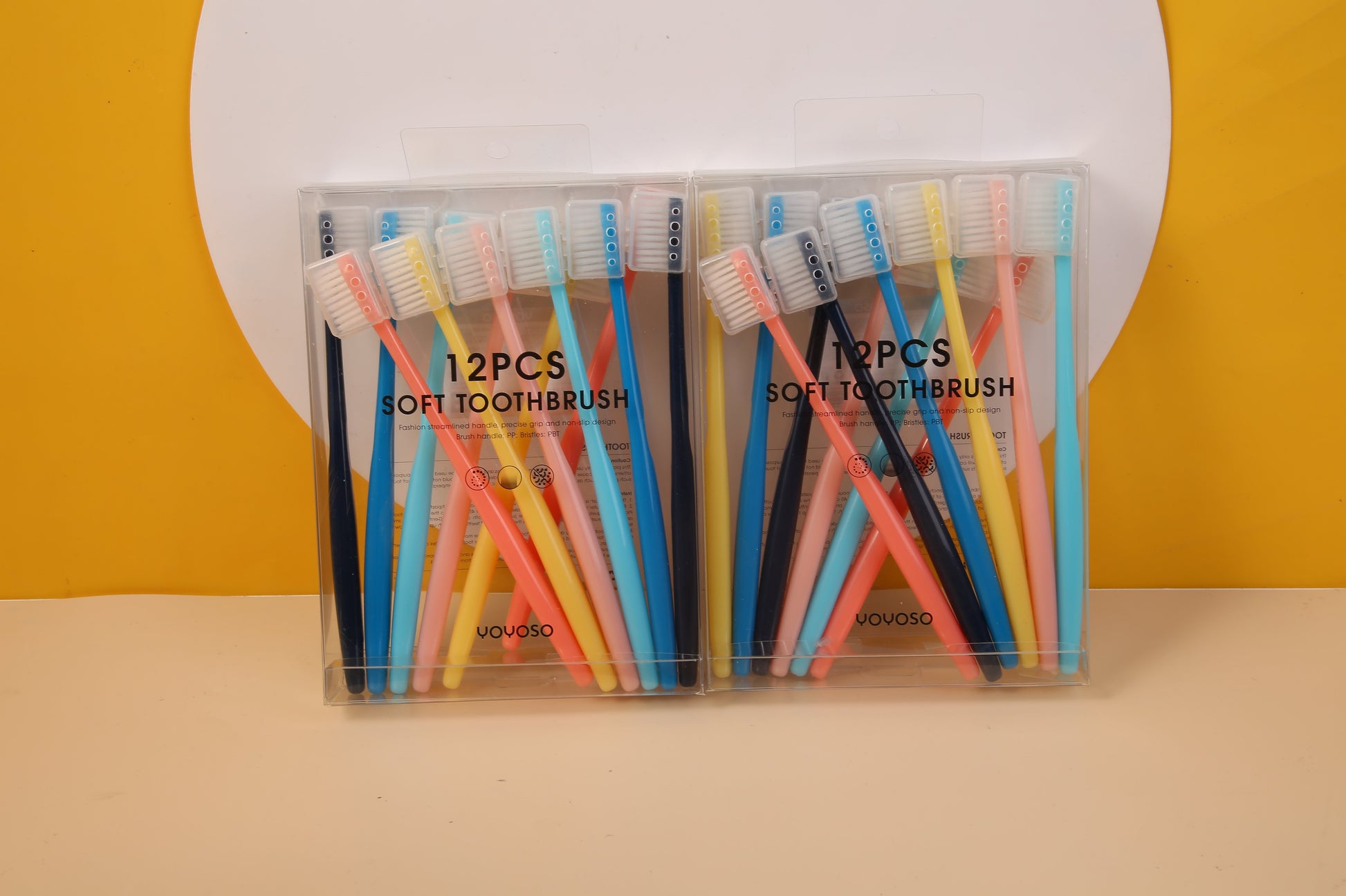 CEPILLO DE DIENTES SUAVES - 12 PCS