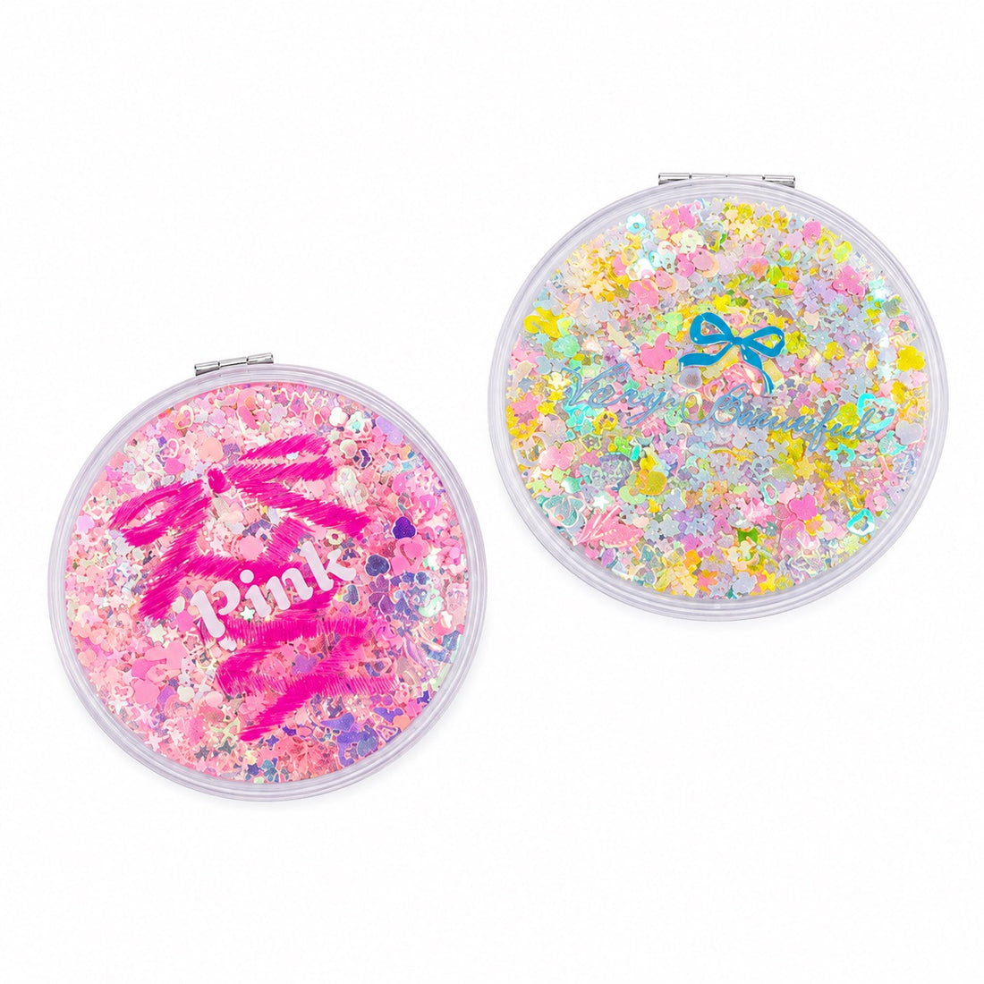 Espejo Mini Plegable Diamantes Yoyoso