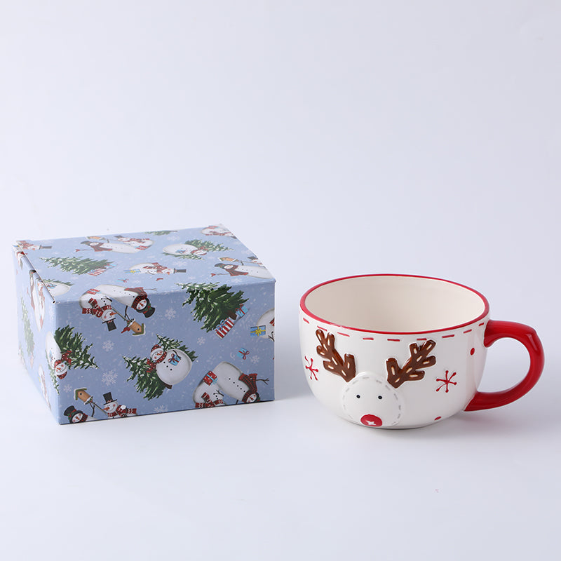 TAZA DE CERAMICA - RENO NAVIDEÑO -315ML