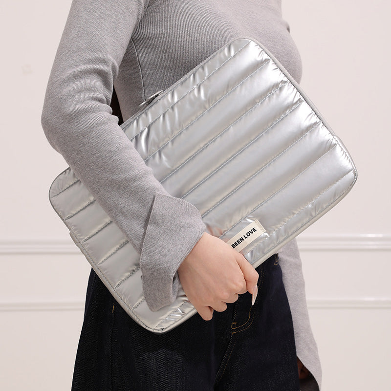 MALETIN PARA EL PORTATIL - PLATEADO