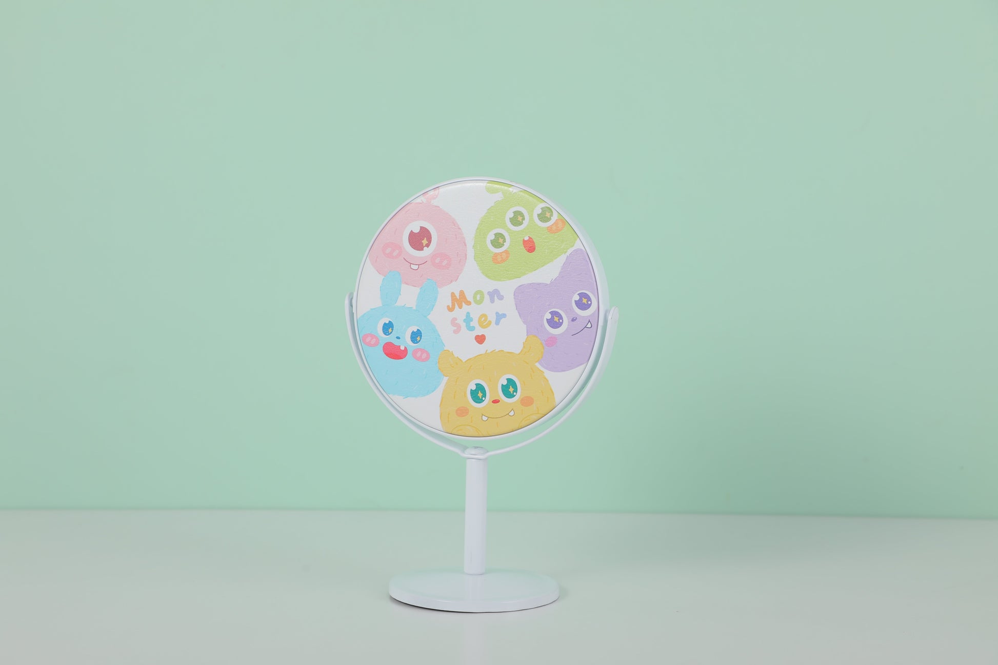 Espejo Redondo De Tocador Monstro