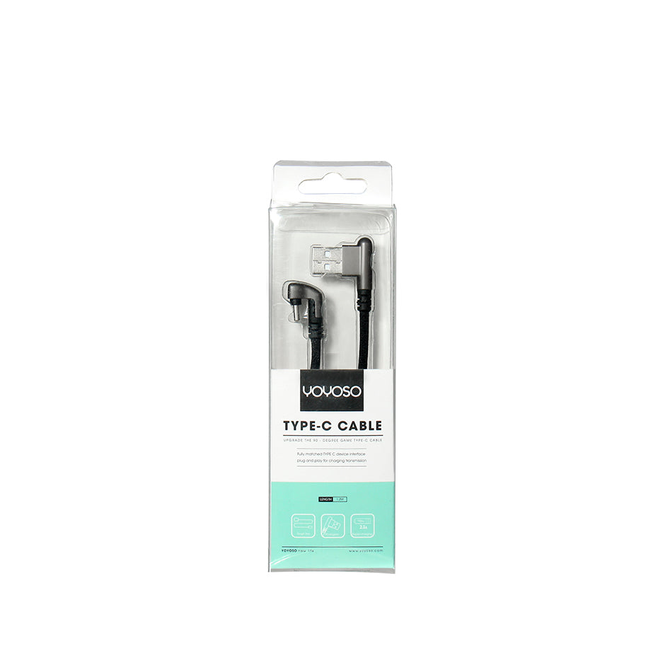 CABLE DE DATOS TIPO C - NEGRO