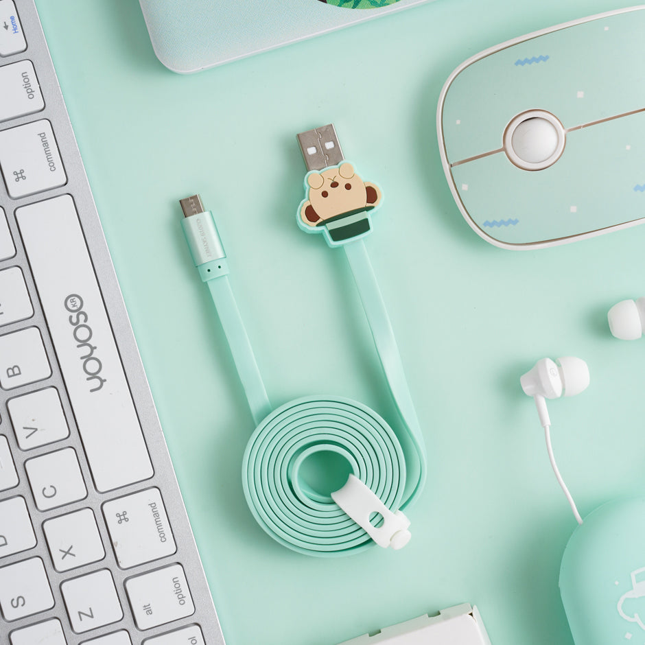 CABLE DE DATOS EN FORMA DE OSO - ANDROID