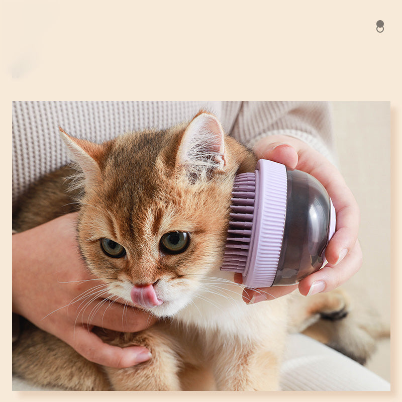 CEPILLO PARA EL BAÑO DE MASCOTAS - CAPSULA