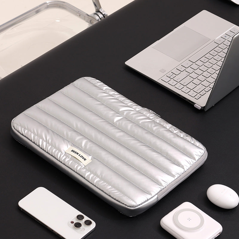 MALETIN PARA EL PORTATIL - PLATEADO