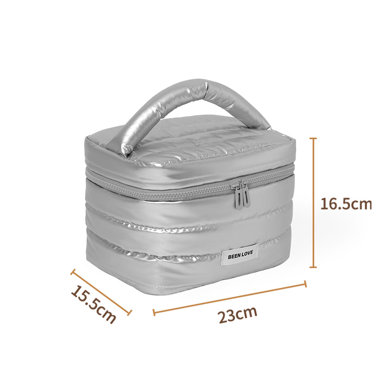 NECESER PLATEADO - CUADRADO