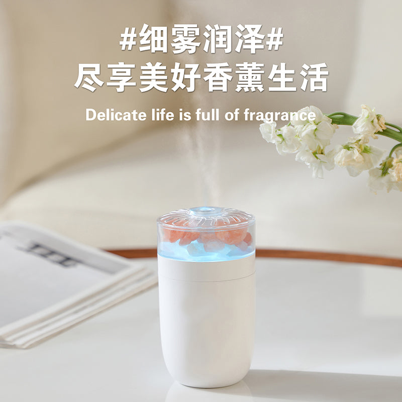 HUMIDIFICADOR CON LAMPARA - BLANCO