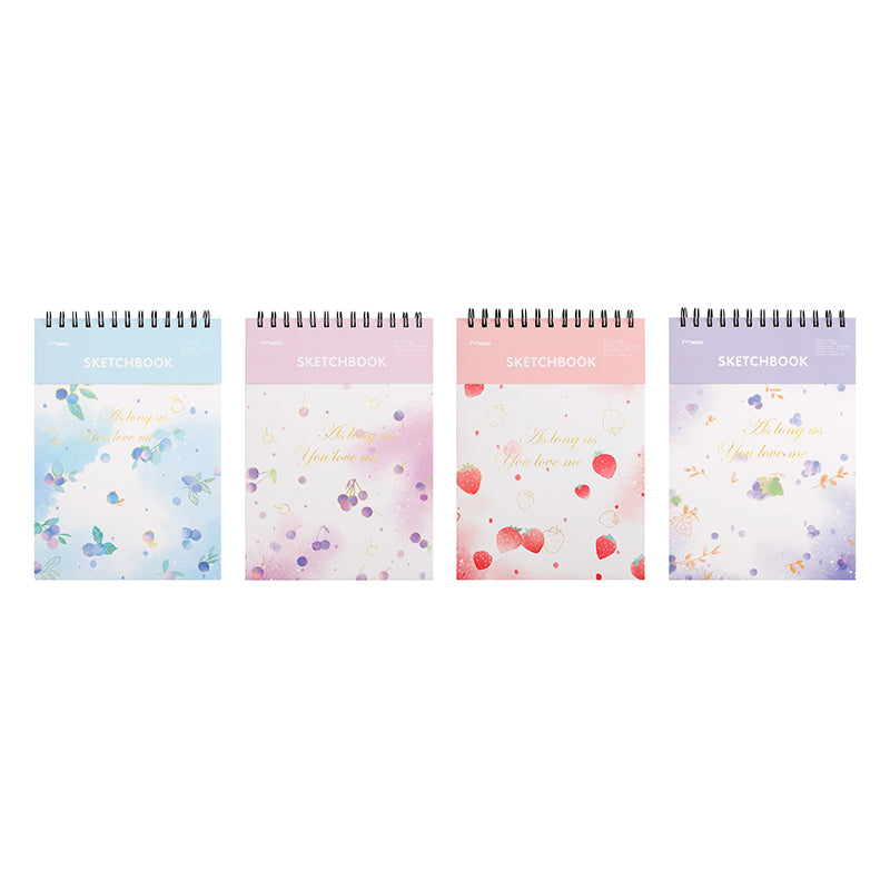 CUADERNO DE DIBUJO - FRUTAS A4 - 30 HOJAS