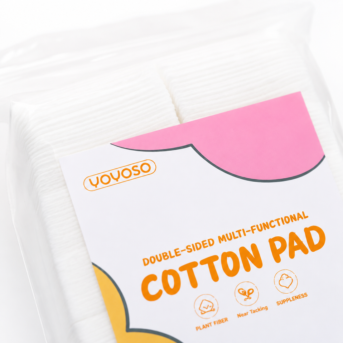 Almohadillas de algodón desechables cuadradas 180 und  yoyoso