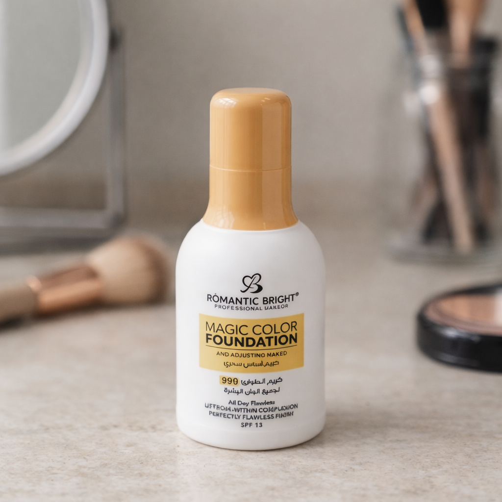 Base de Maquillaje Magic Color Ajuste de Tono  Ph SPF 15 Acabado Natural Yoyoso