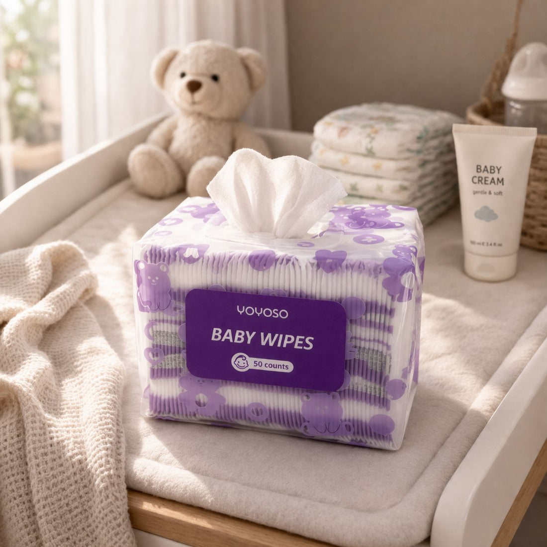 Pañuelos Faciales Suaves 50 Unidades Uso Diario y Piel Sensible Yoyoso