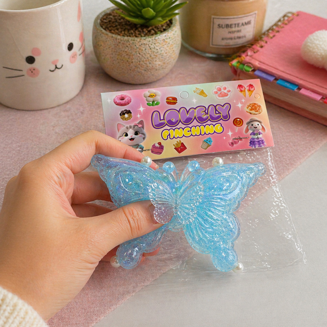 Juguete Squishi De Mariposa Yoyoso