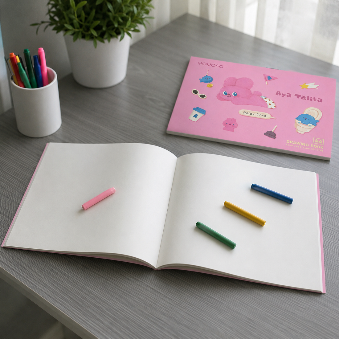 Cuaderno de Dibujo De Conejo Yoyoso