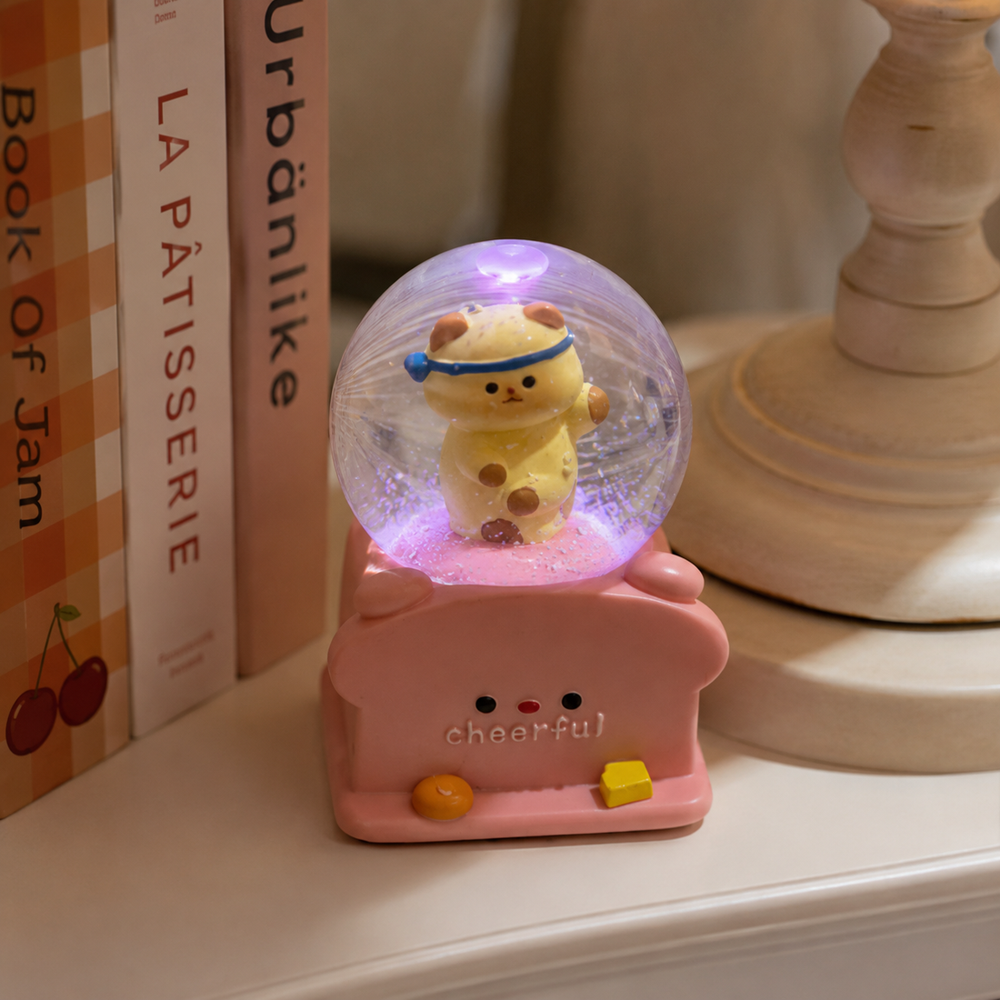 Bola De Cristal Con Luz Diseño Oso Yoyoso