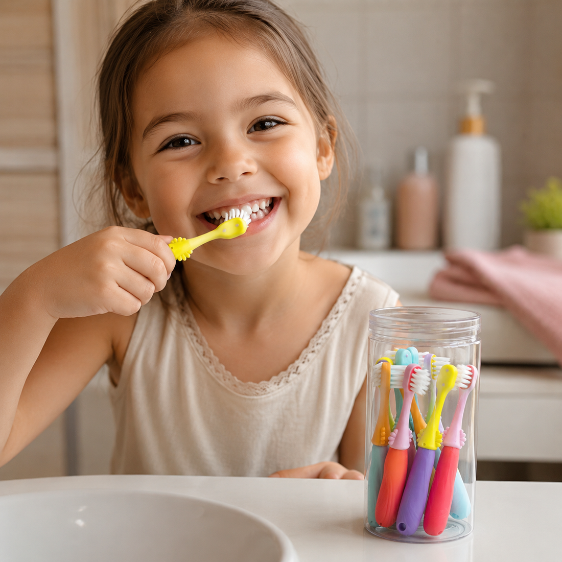Set Cepillos de Dientes Para Niños 10 Und Yoyoso