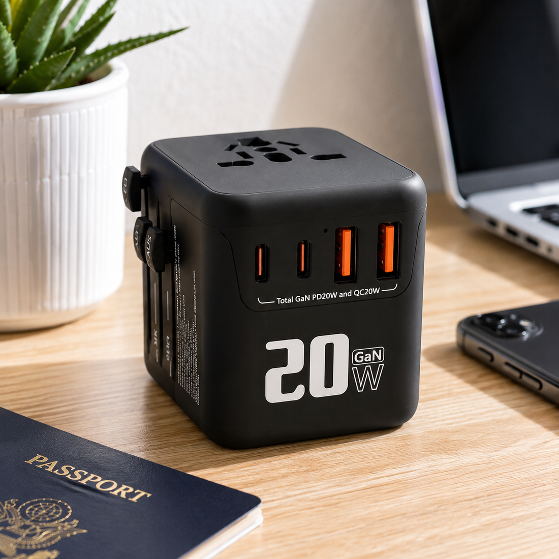 Adaptador Universal Carga Rapida 20W Yoyoso