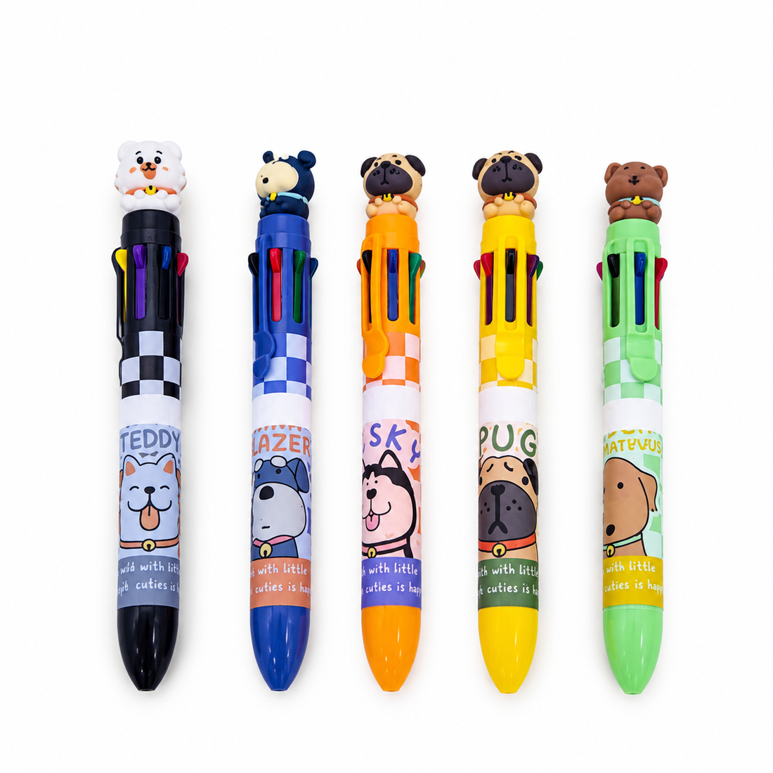 Boligrafo de 8 colores Diseño Perrito Yoyoso