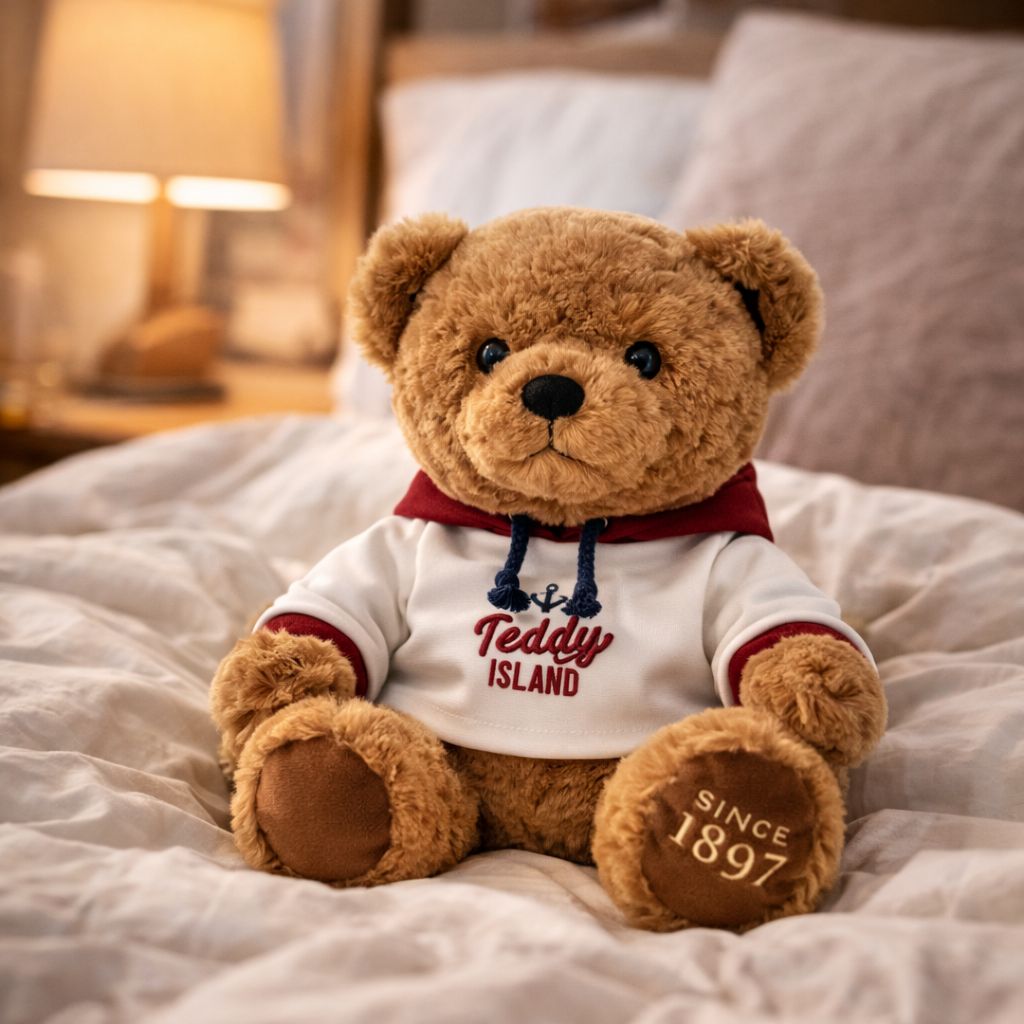 Peluche Teddy con Buzo Deportivo 23 cm Suave y Adorable Yoyoso