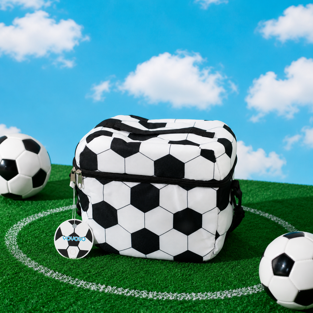 Lonchera Insulada Balón de Fútbol Yoyoso