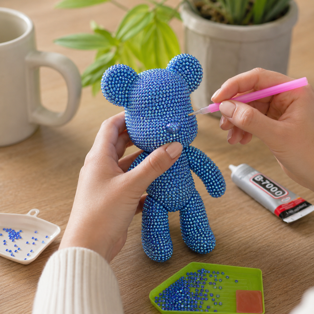 Diy Oso Para Decorar Con Diamantes Yoyoso