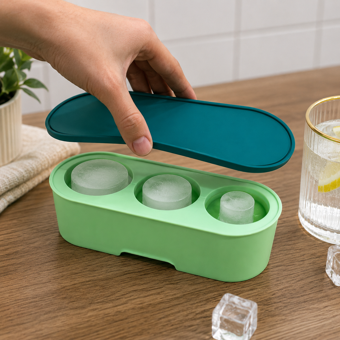 Bandeja de Hielo Multifuncional Para Termos Con molde Silueta Yoyoso